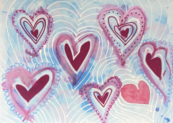 art collaboration, art by mail, from a distance